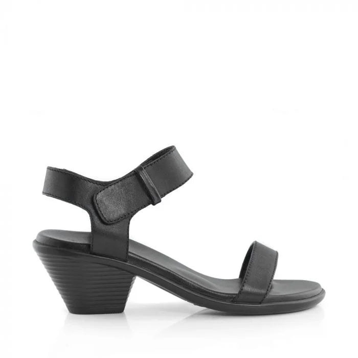 Green Cross Women's  Black Heel Sandal