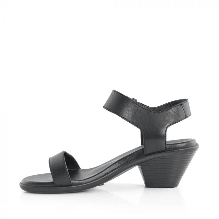Green Cross Women's  Black Heel Sandal