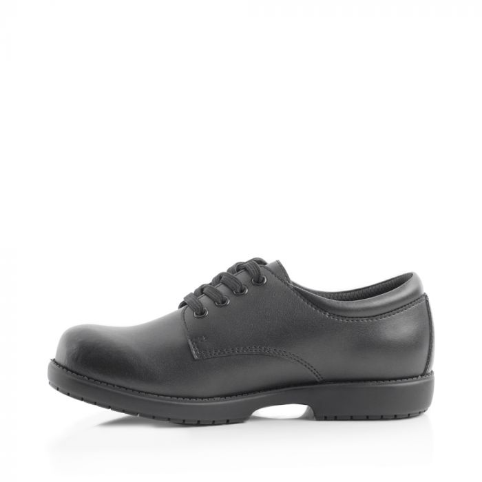Green Cross - Boys School Shoe Lace Up - Black
