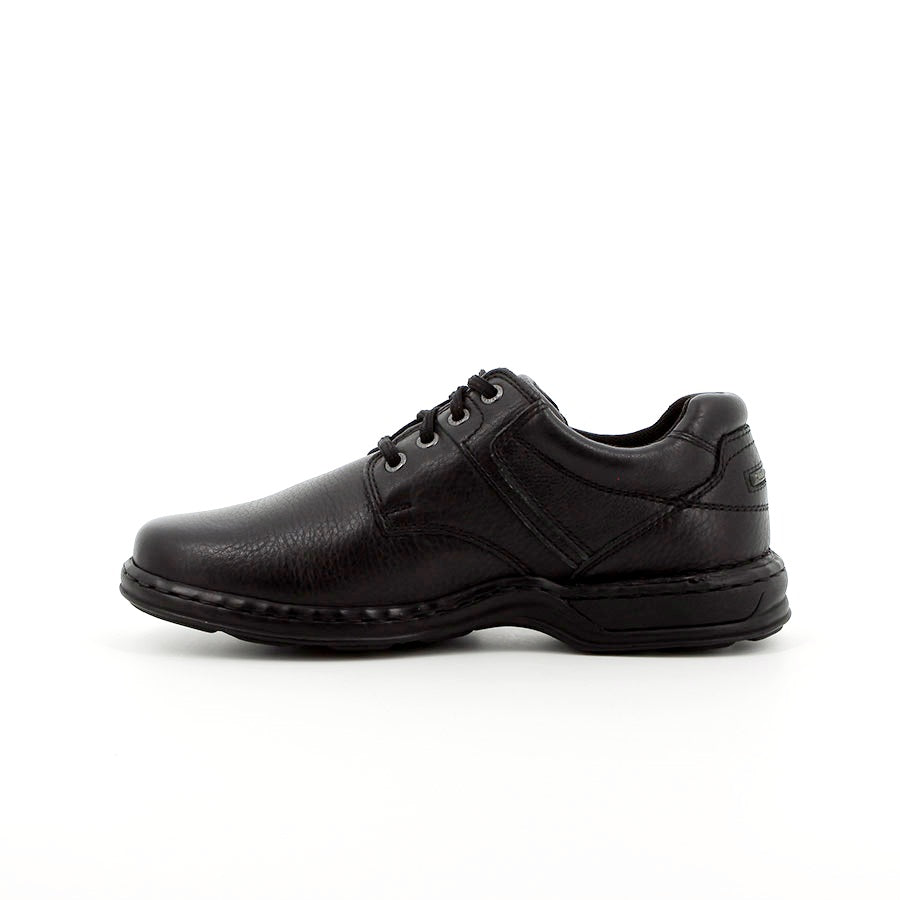Hush Puppies Men Bennet Black Lace-Up Shoe