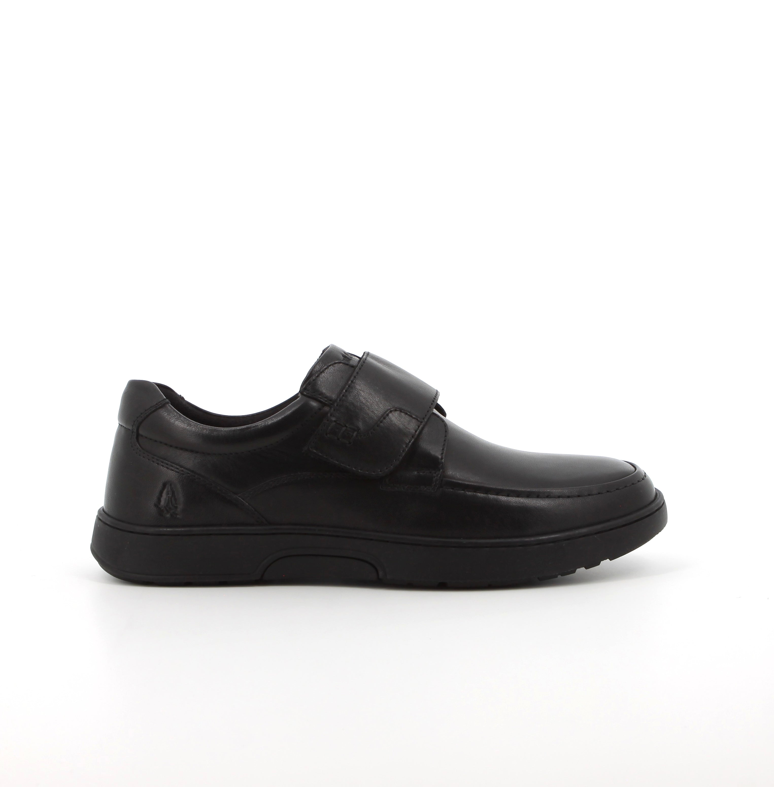 Hush Puppies Men's Koepa Hook and Loop Leather Shoes - Black