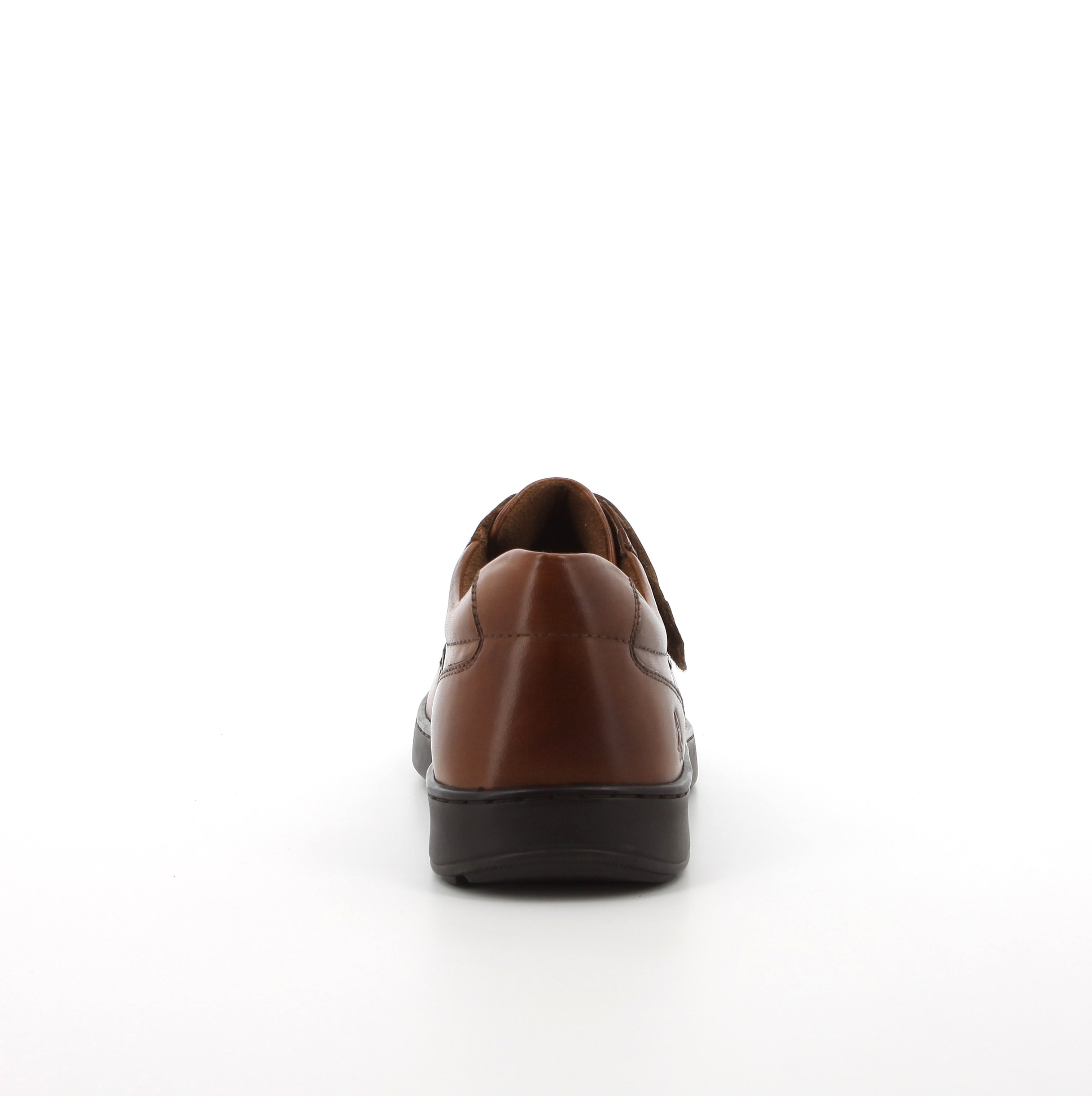Hush Puppies Men's Koepa Hook and Loop Leather Shoes - Waxed-Brown