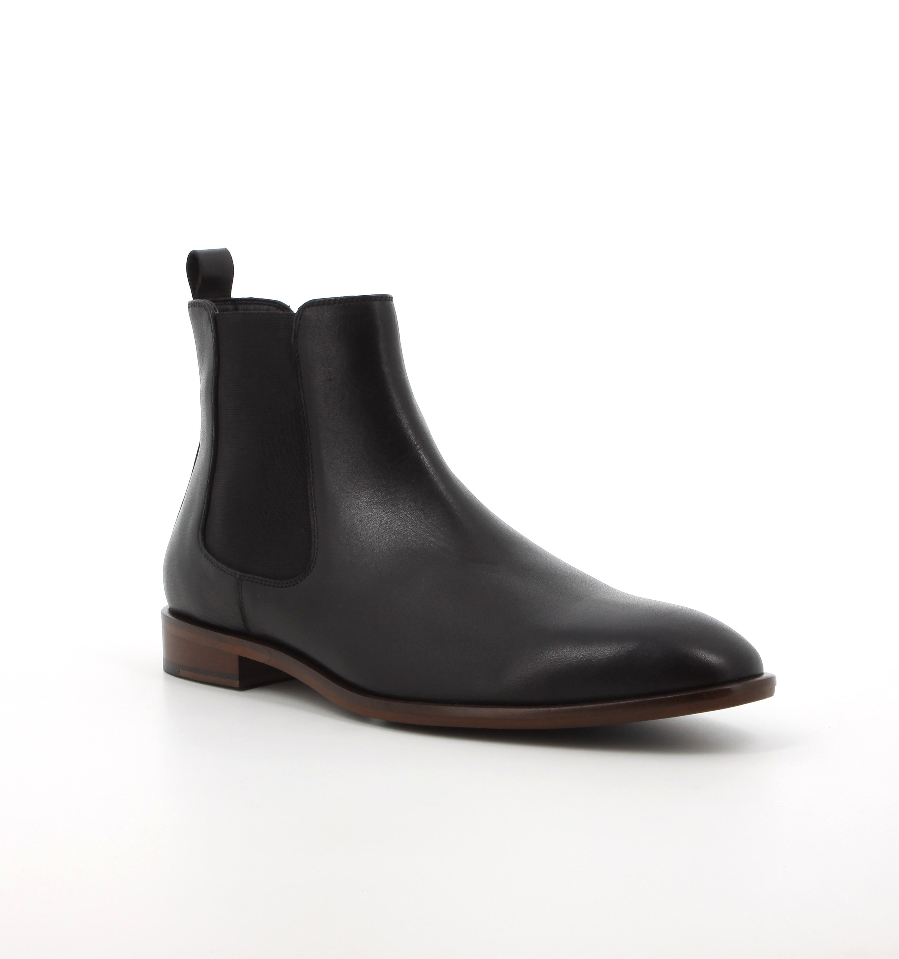 Hush Puppies Men's Flex Chelsea Formal Leather Ankle Boot - Black