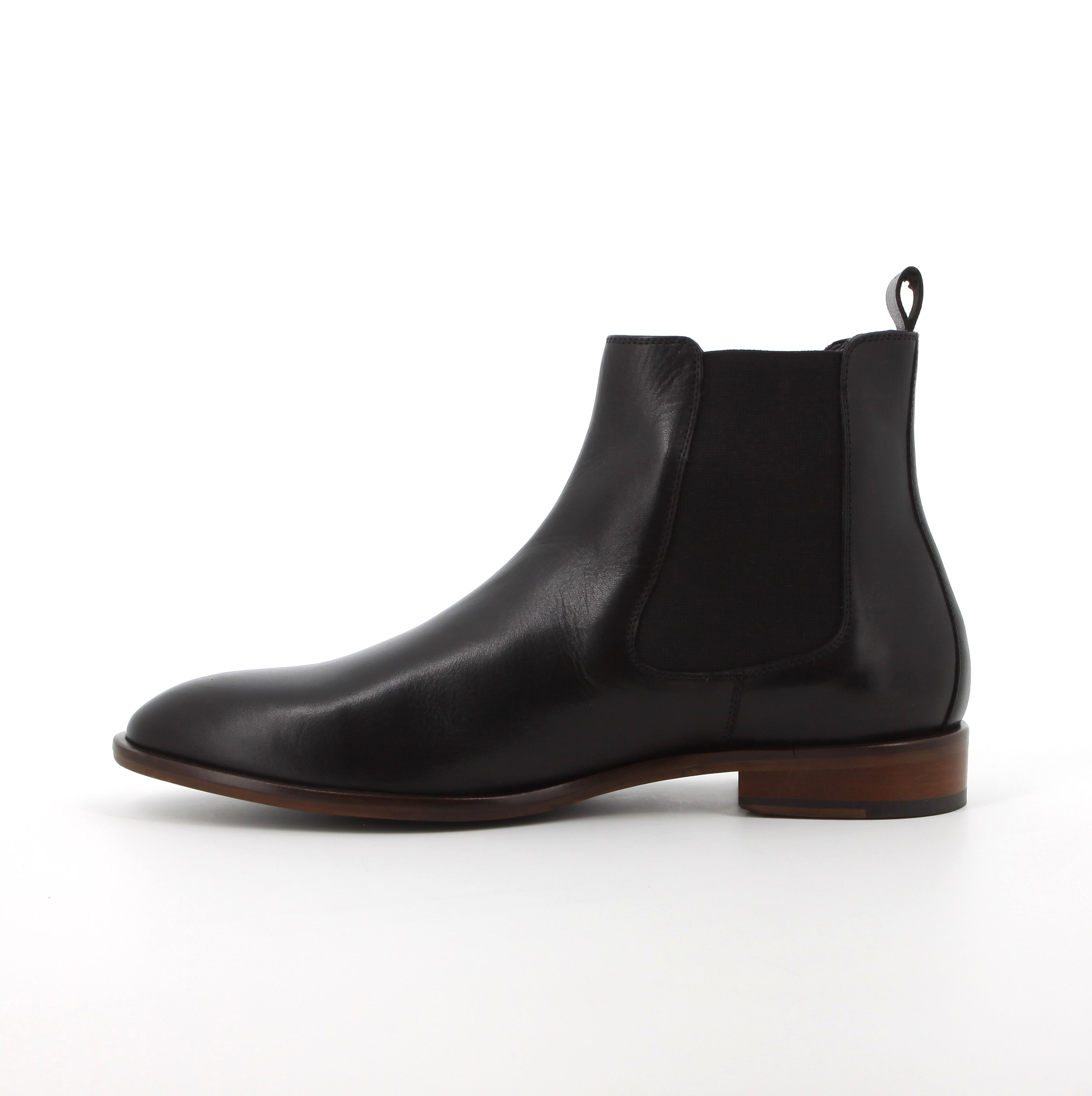 Hush Puppies Men's Flex Chelsea Formal Leather Ankle Boot - Black