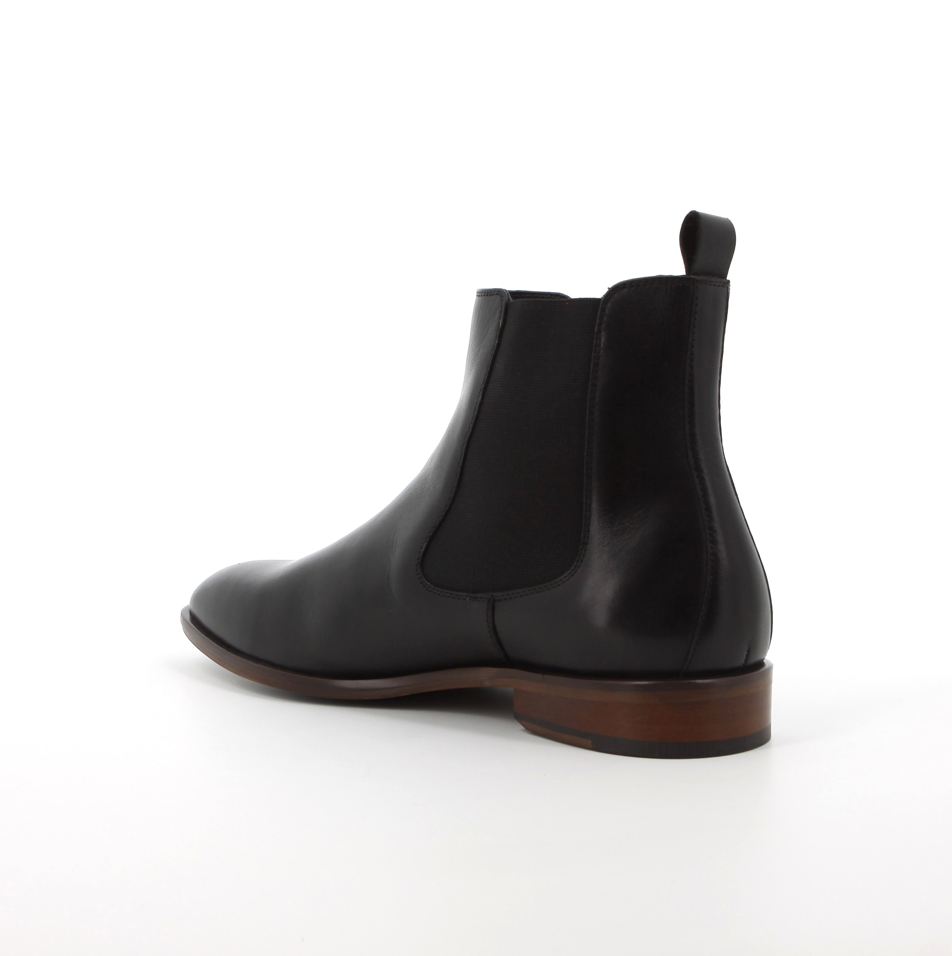 Hush Puppies Men's Flex Chelsea Formal Leather Ankle Boot - Black