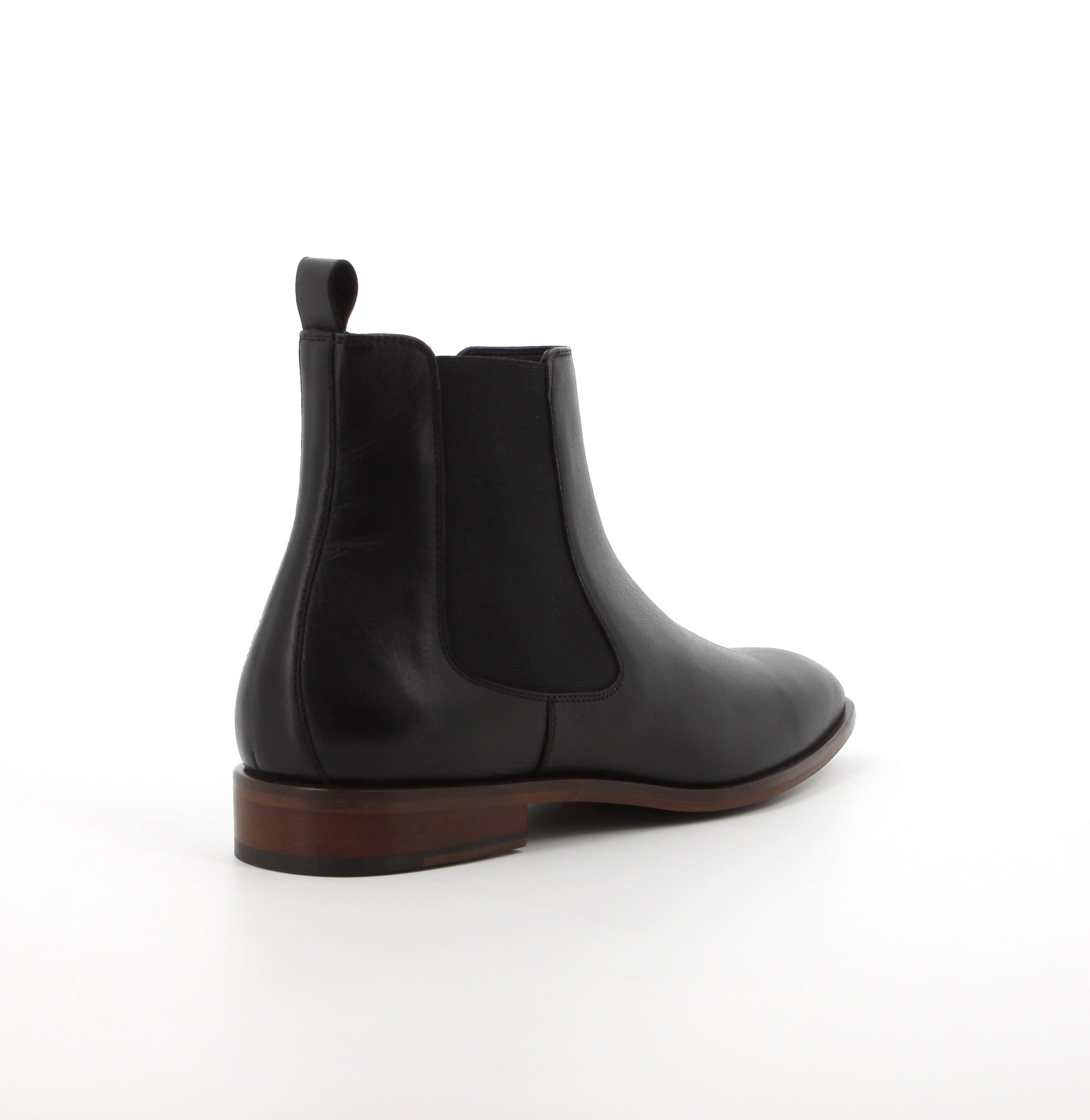 Hush Puppies Men's Flex Chelsea Formal Leather Ankle Boot - Black