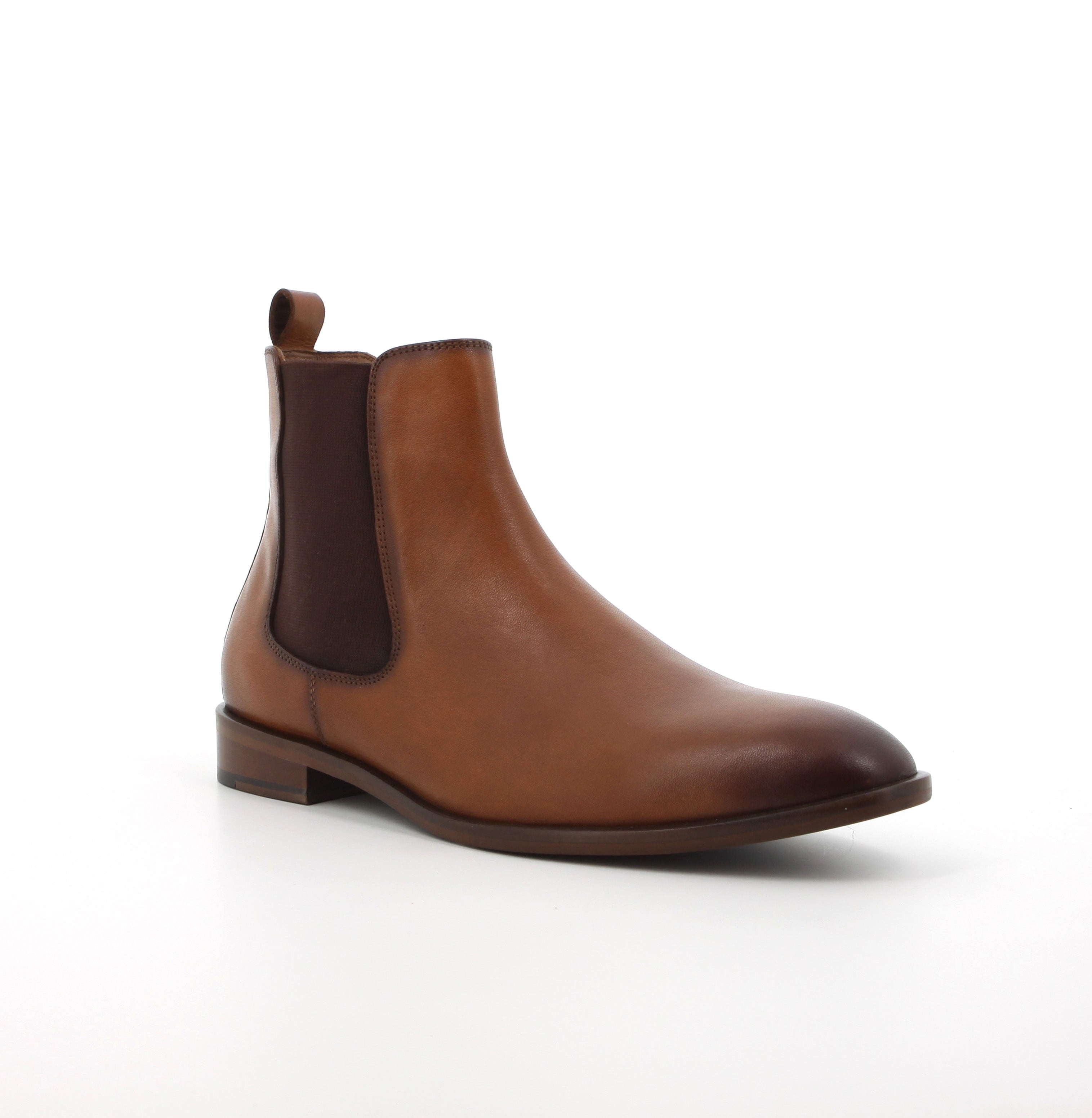 Hush Puppies Men's Flex Chelsea Formal Leather Ankle Boot - Waxed-Brown