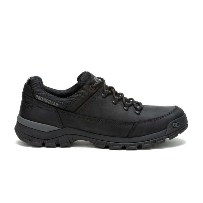 Caterpillar Men Black Threshold Lace-Up Low Shoe