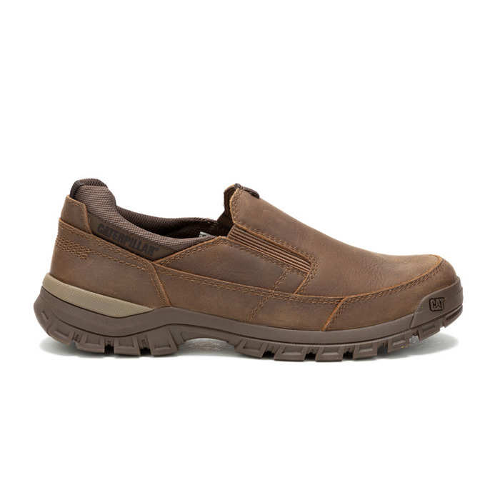 Caterpillar Men's - Brown Threshold Slip-On  Shoe