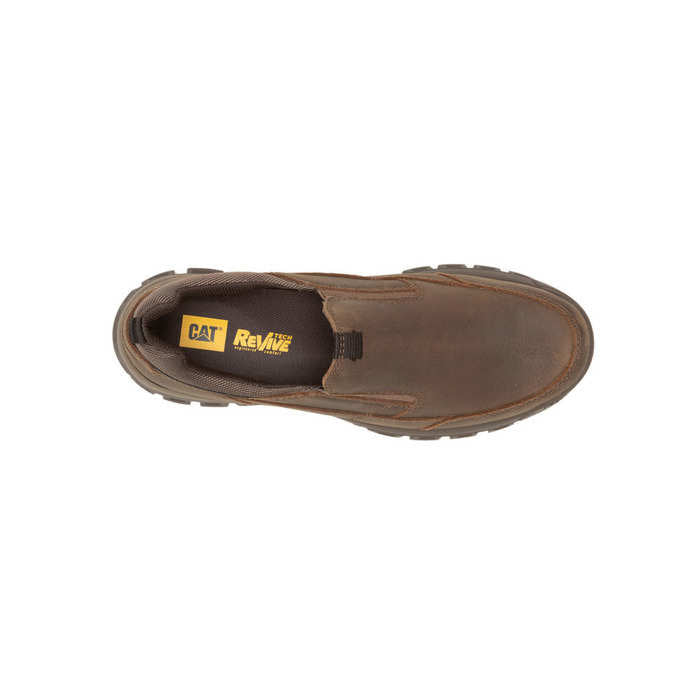Caterpillar Men's - Brown Threshold Slip-On  Shoe
