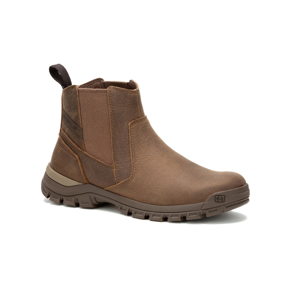 Caterpillar Men's Colorado Chelsea Leather Ankle Boot- Mushroom