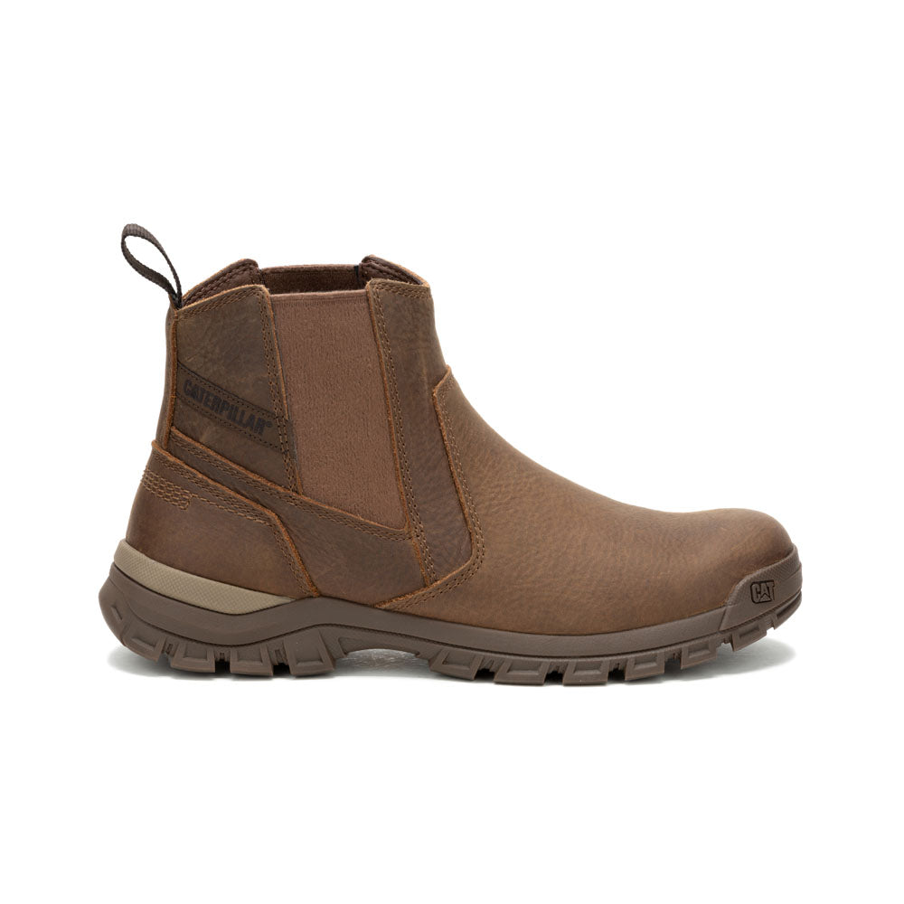 Caterpillar Men's Colorado Chelsea Leather Ankle Boot- Mushroom