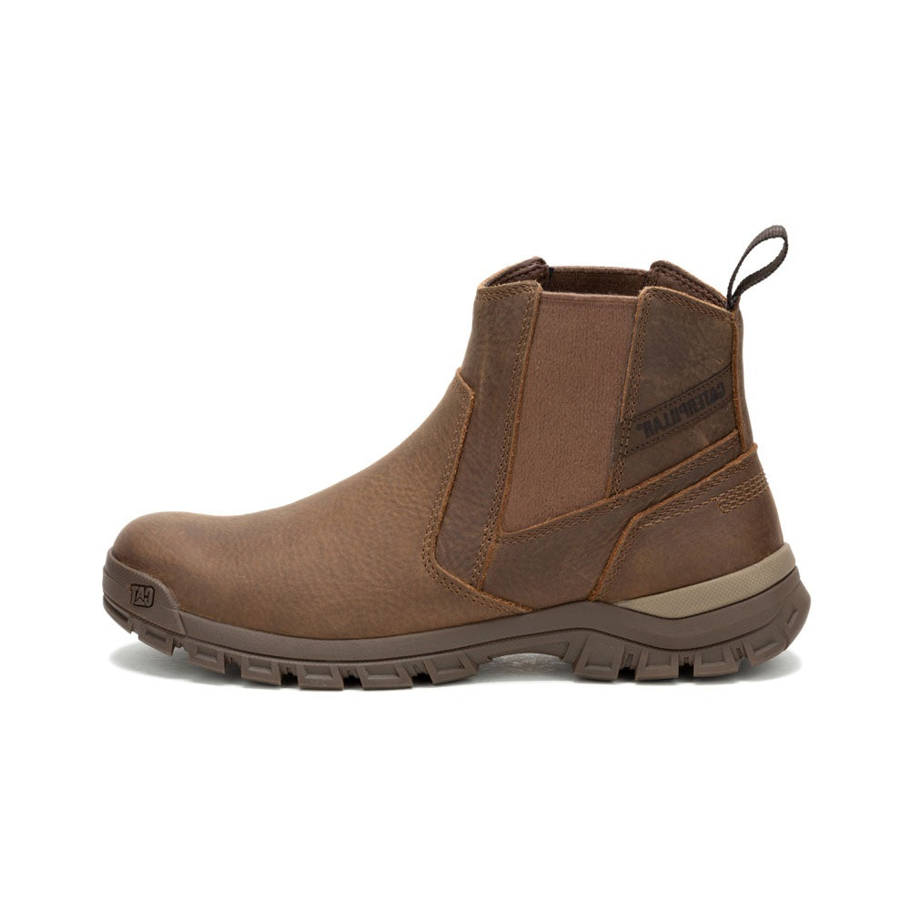 Caterpillar Men's Colorado Chelsea Leather Ankle Boot- Mushroom
