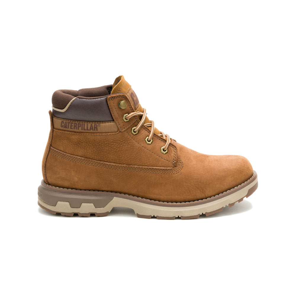 Caterpillar Men PURSUE 2.0 Leather Lace-Up Boots- Bronze Brown