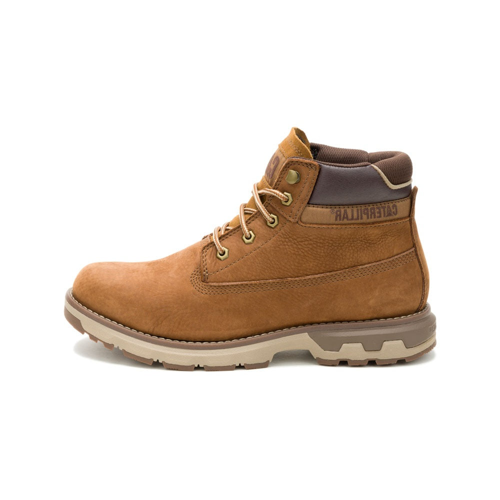 Caterpillar Men PURSUE 2.0 Leather Lace-Up Boots- Bronze Brown