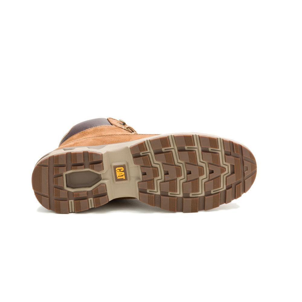 Caterpillar Men PURSUE 2.0 Leather Lace-Up Boots- Bronze Brown