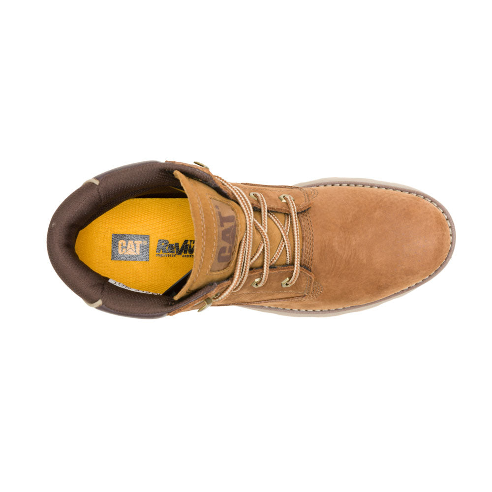 Caterpillar Men PURSUE 2.0 Leather Lace-Up Boots- Bronze Brown