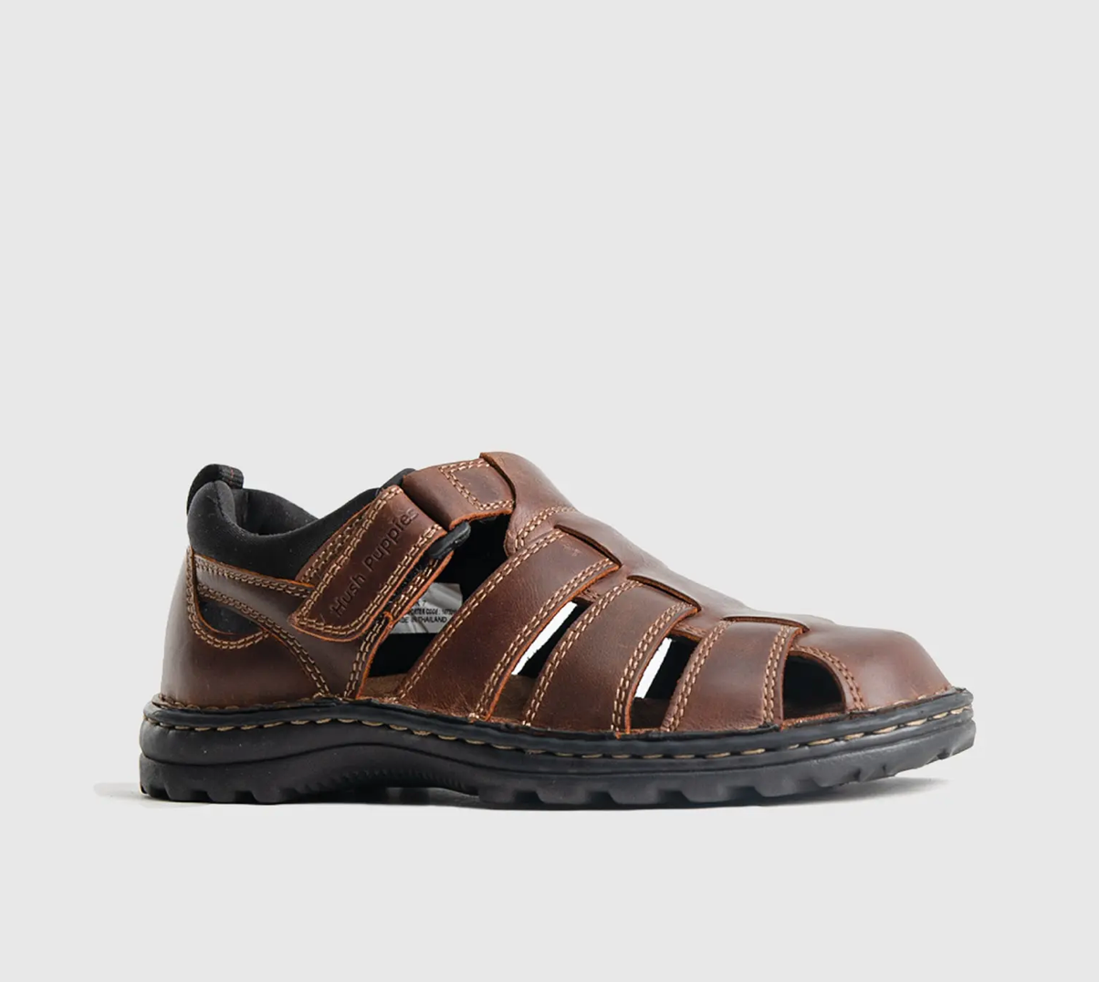 Hush Puppies Men's Outdoor Close Chestnut Sandal