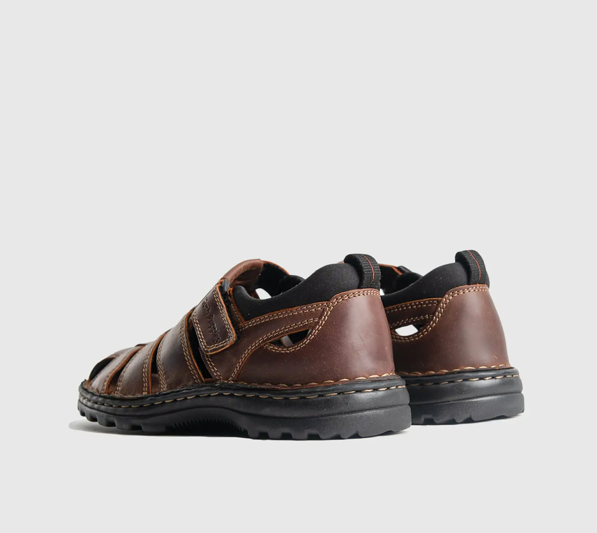 Hush Puppies Men's Outdoor Close Chestnut Sandal