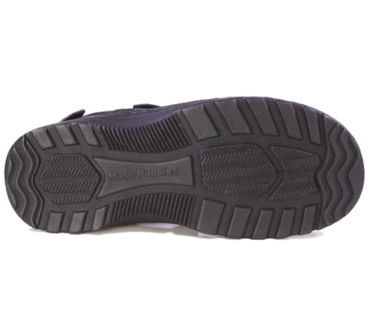 Hush Puppies Men Black Double Self-Fatening Sandal