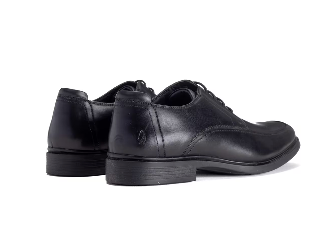 Hush Puppies Men's Thrope Leather Oxford Formal Shoe - Black