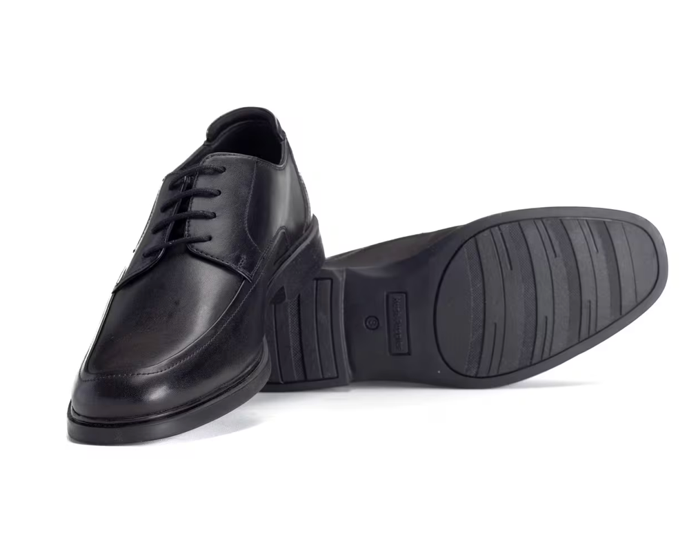 Hush Puppies Men's Thrope Leather Oxford Formal Shoe - Black