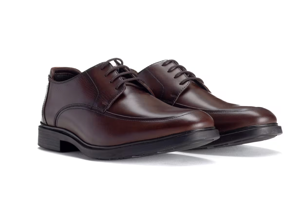 Hush Puppies Men's Thrope Leather Oxford Formal Shoe - Burnished Tan