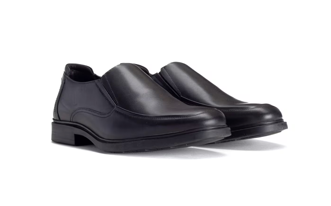 Hush Puppies Men's Jerry Leather Formal Shoe - Black