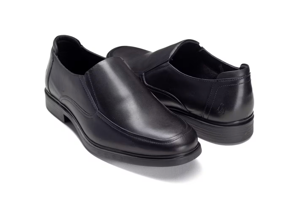 Hush Puppies Men's Jerry Leather Formal Shoe - Black