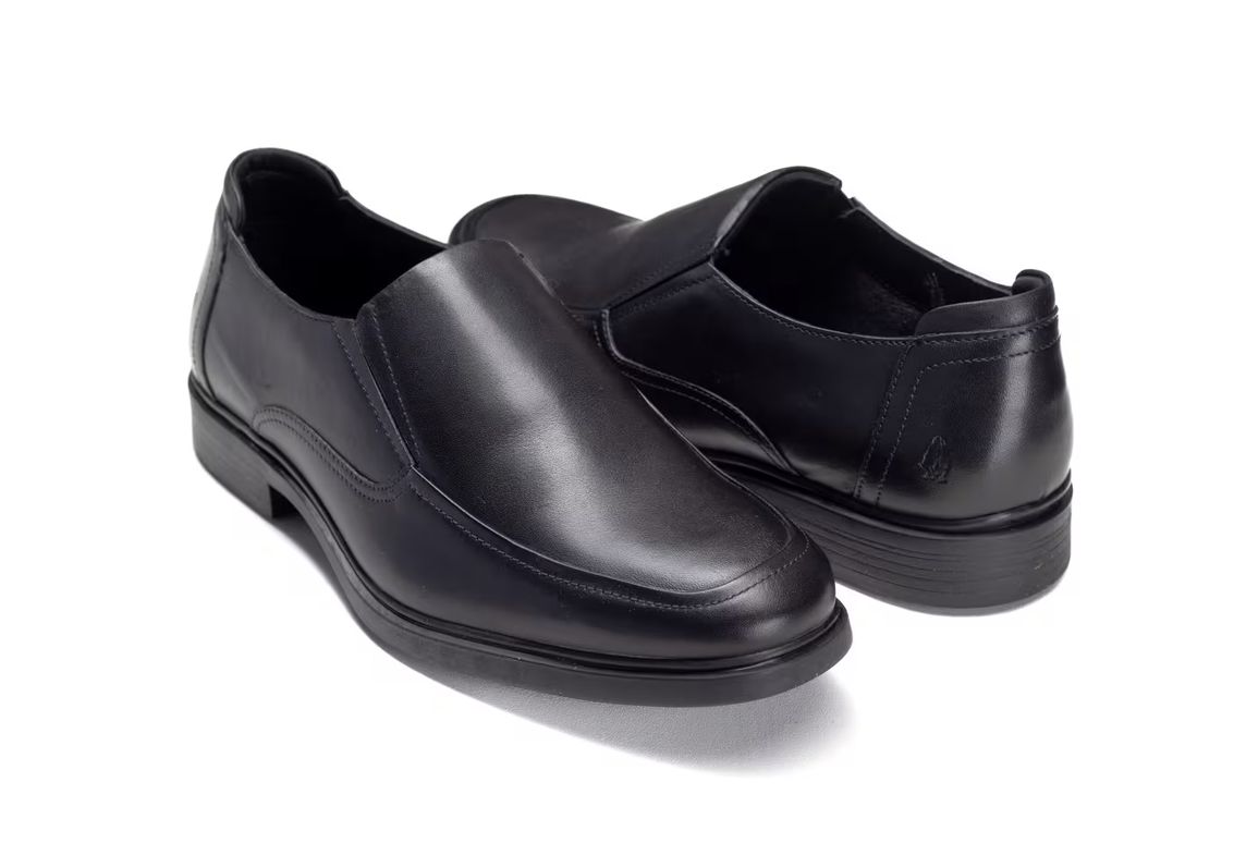 Hush Puppies Men's Jerry Leather Formal Shoe - Black