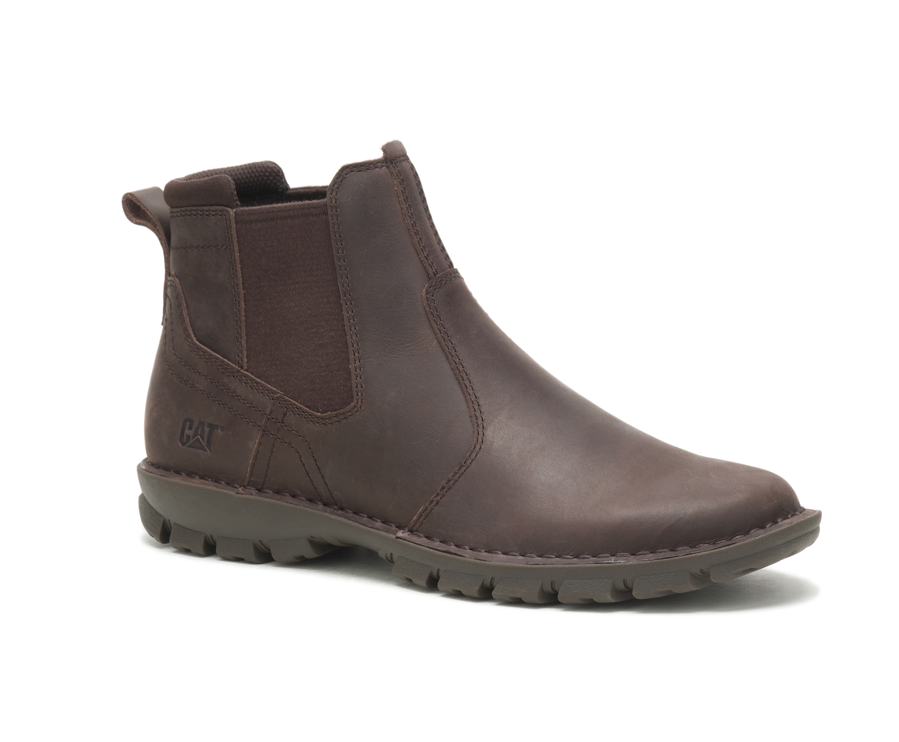 Caterpillar Men Brown EXCURSION Slip-On Boots