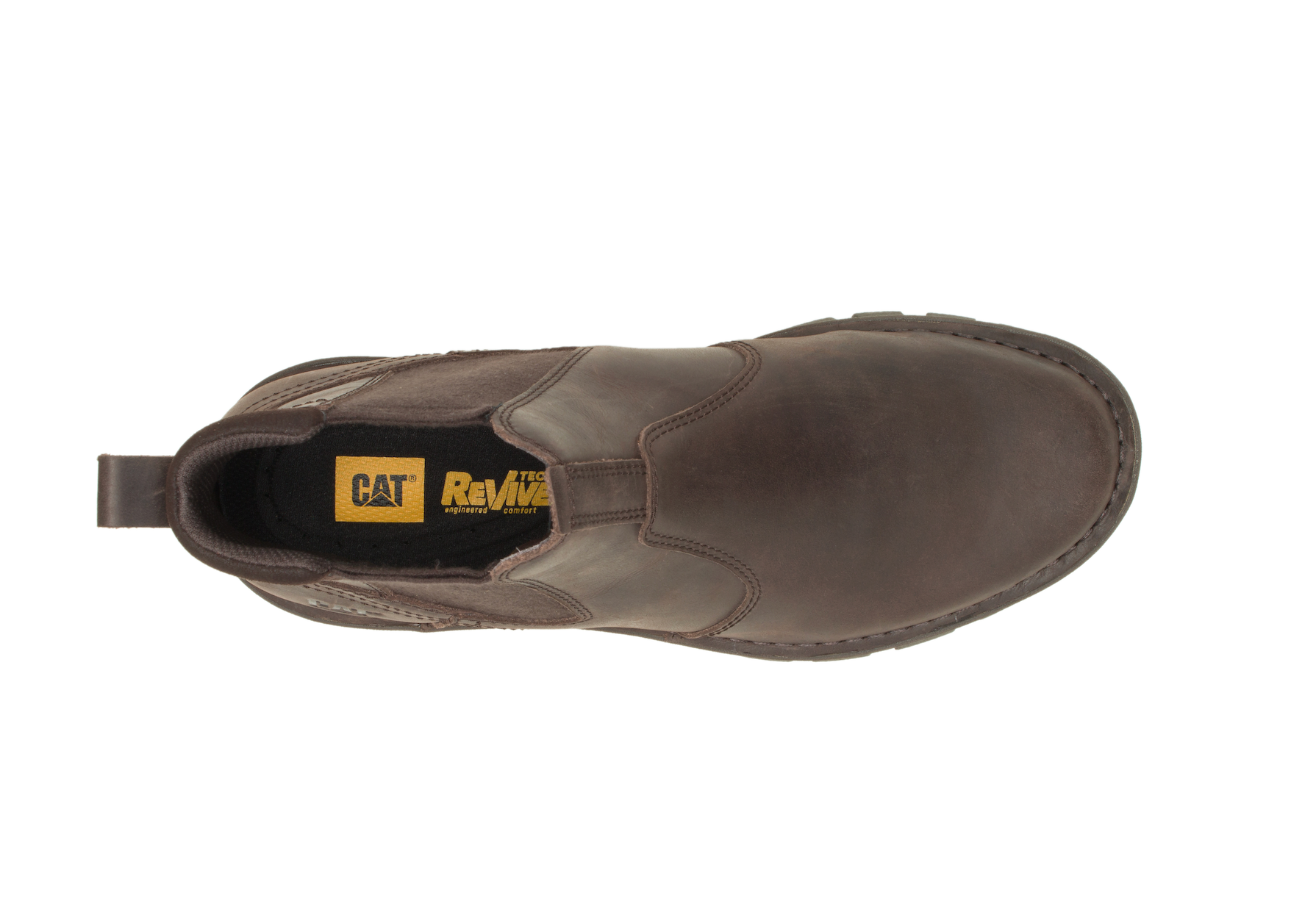 Caterpillar Men Brown EXCURSION Slip-On Boots
