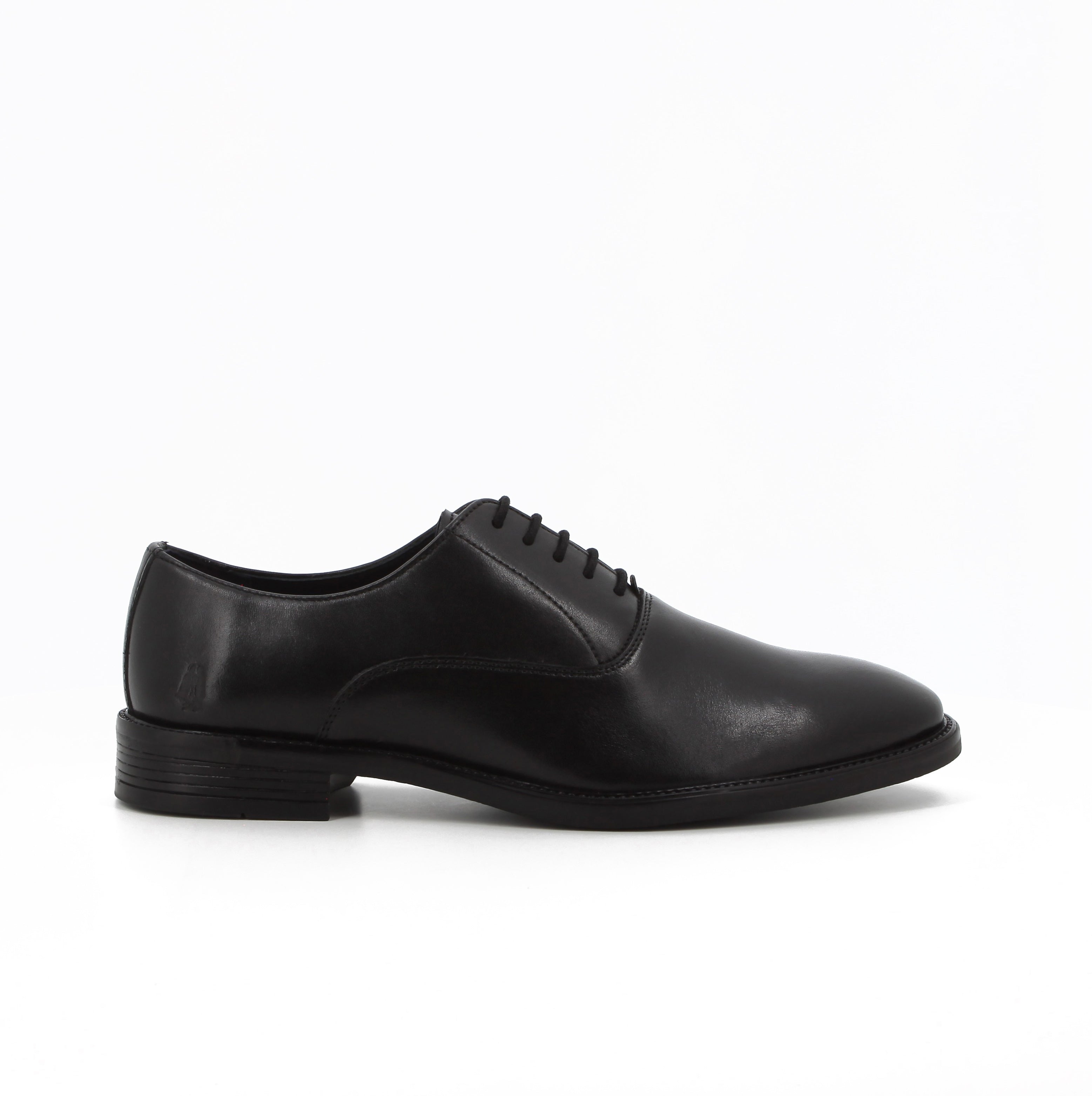 Hush Puppies - Men's Willie Leather Derby Formal Shoes- Black
