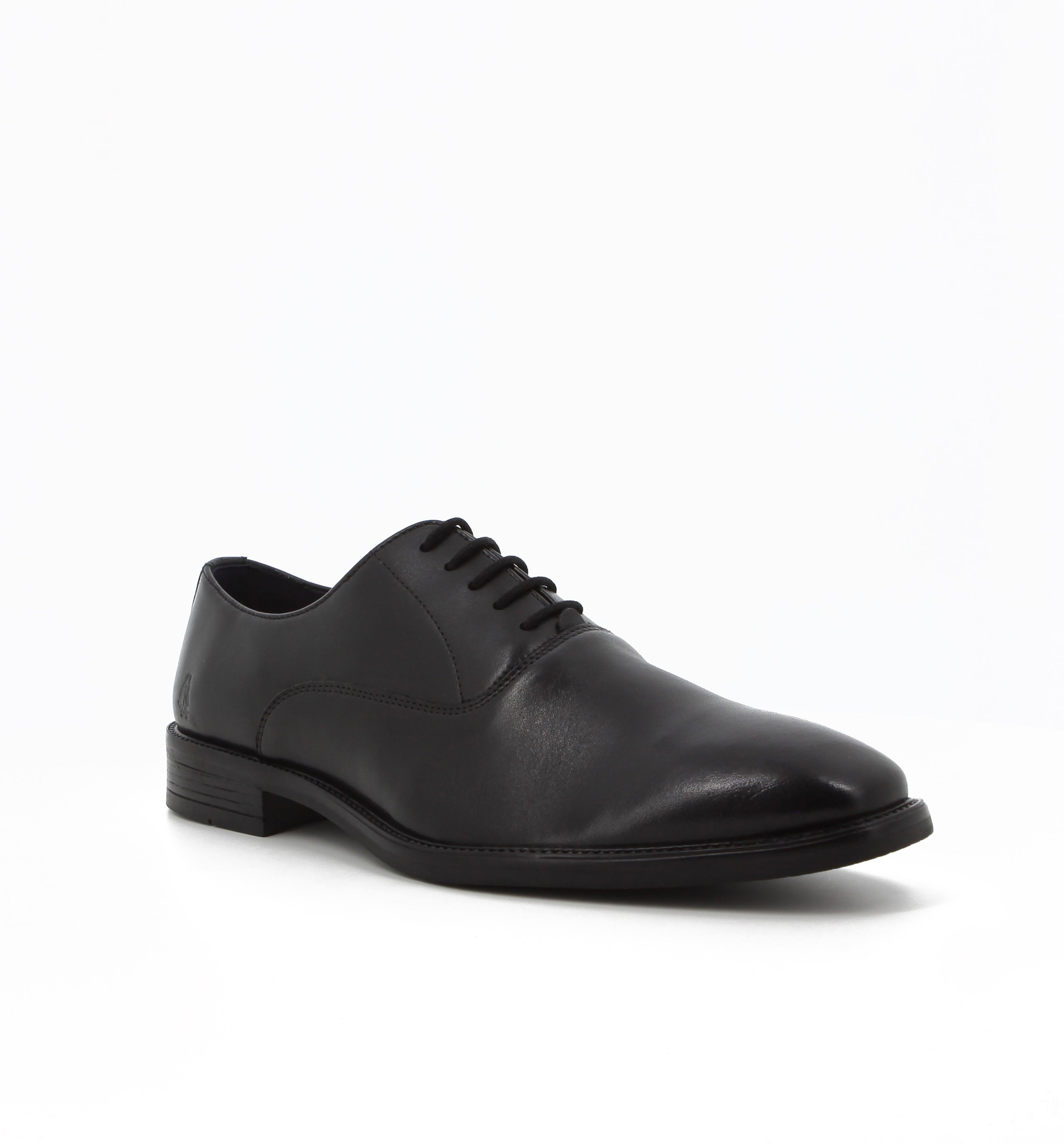Hush Puppies - Men's Willie Leather Derby Formal Shoes- Black