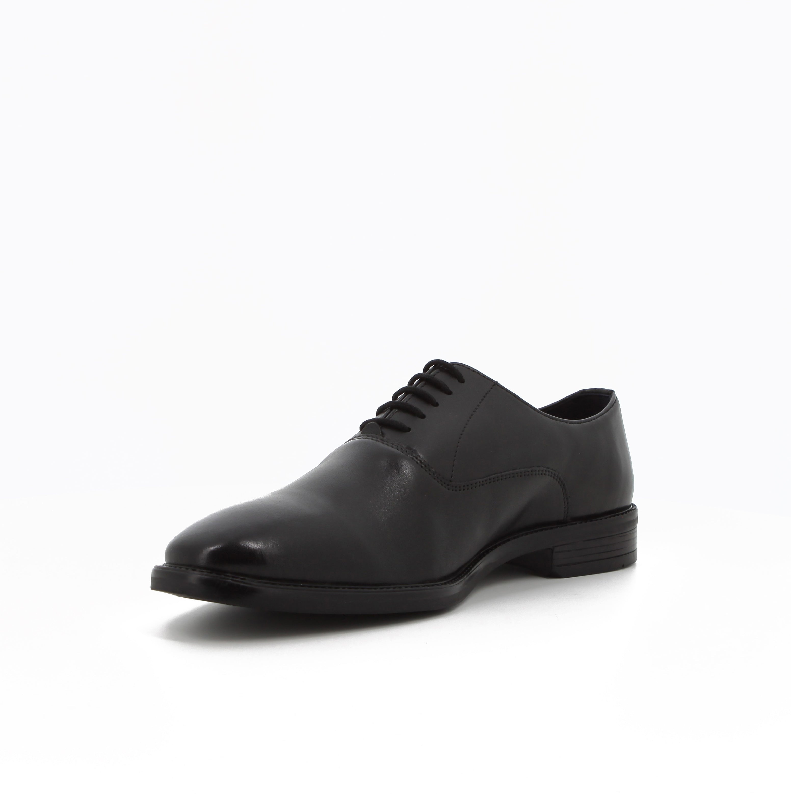 Hush Puppies - Men's Willie Leather Derby Formal Shoes- Black