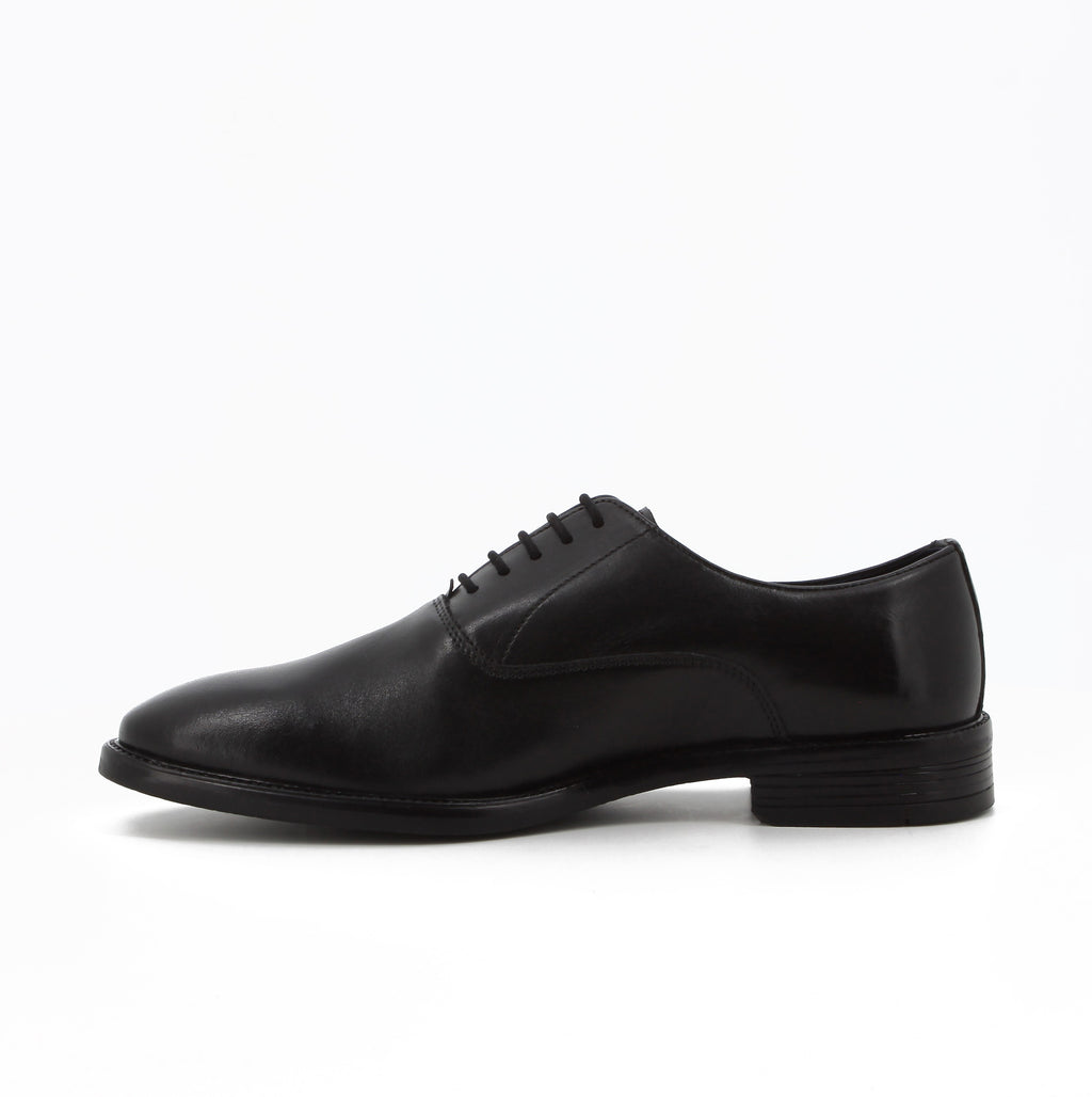 Hush Puppies - Men's Willie Leather Derby Formal Shoes- Black