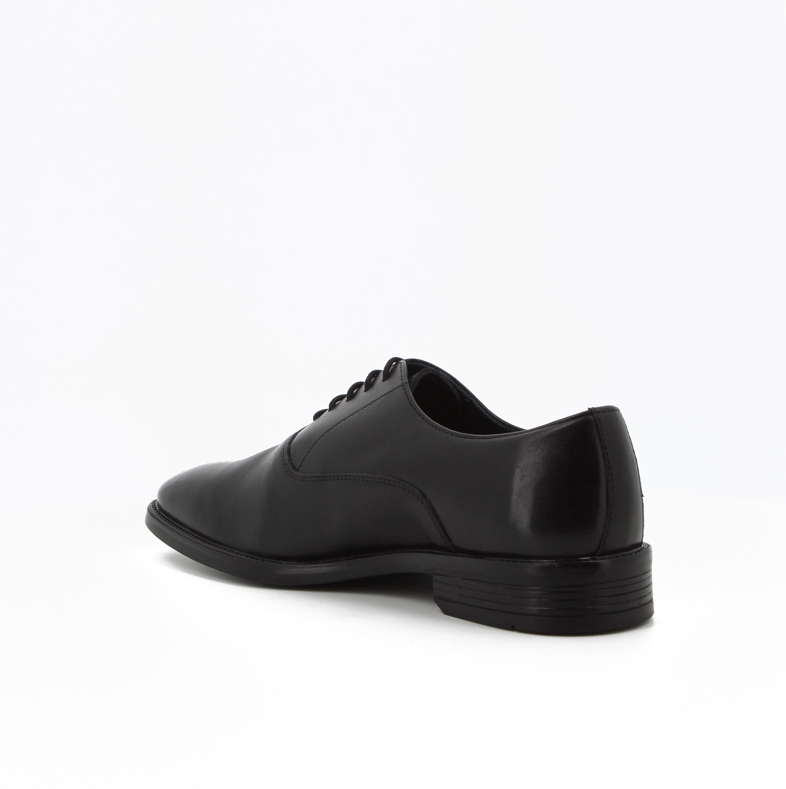 Hush Puppies - Men's Willie Leather Derby Formal Shoes- Black