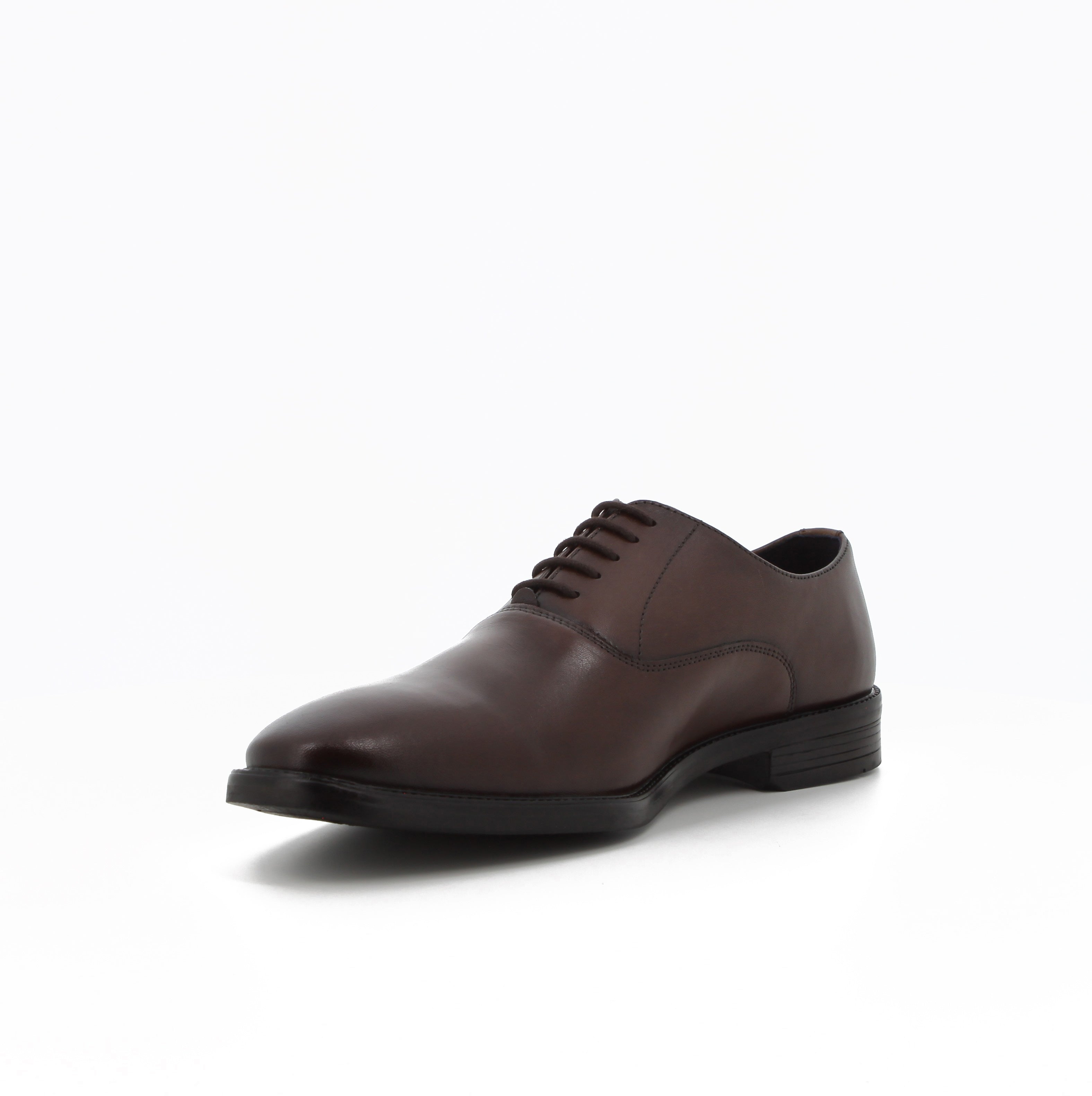 Hush Puppies - Men's Willie Leather Derby Formal Shoes - Waxed-Brown