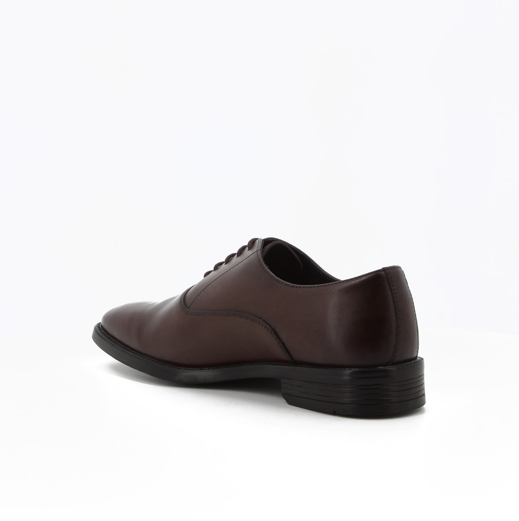 Hush Puppies - Men's Willie Leather Derby Formal Shoes - Waxed-Brown