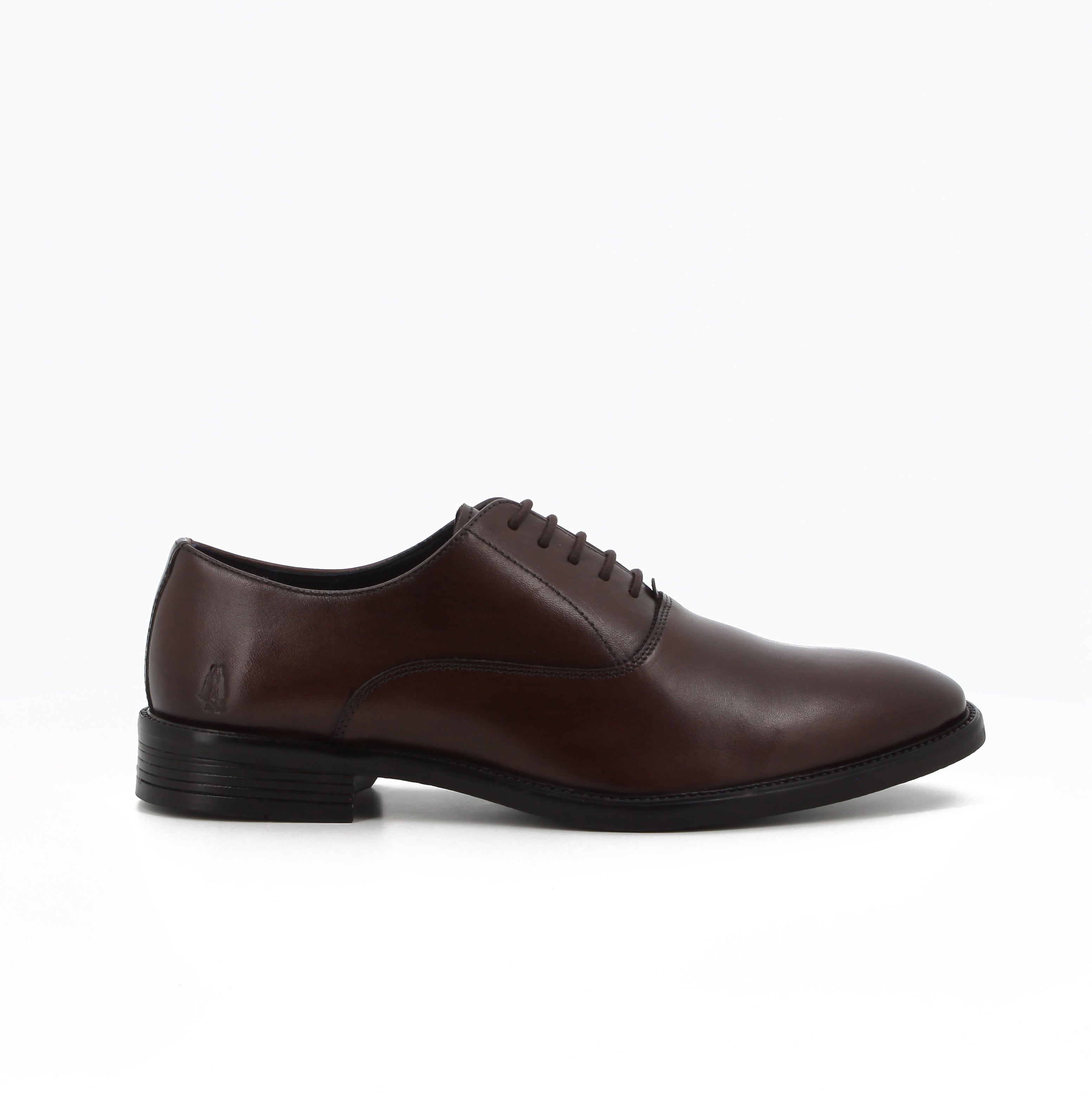 Hush Puppies - Men's Willie Leather Derby Formal Shoes - Waxed-Brown