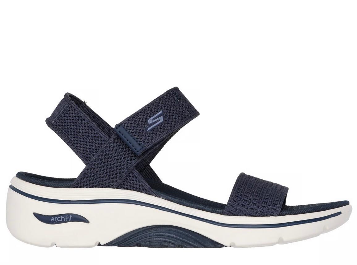 Skechers Women NAVY Sandal ARCH FIT
