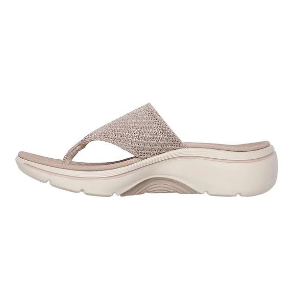 Skechers Women Thong Taupe/Brown Arch FIT