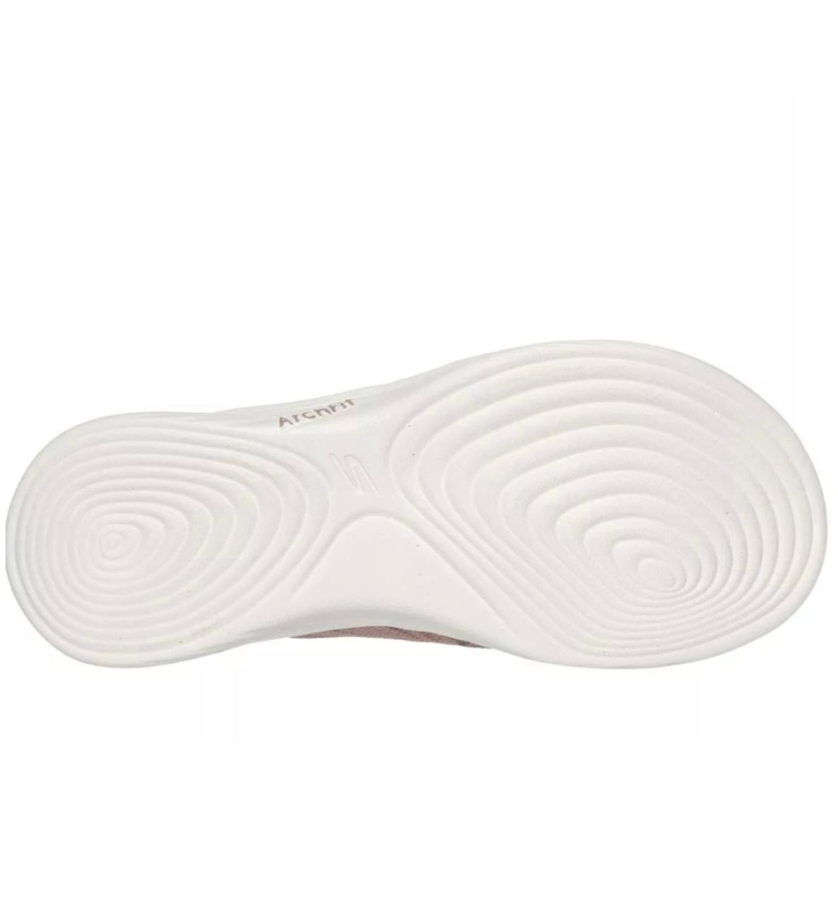 Skechers Women Pink, White Floral Flip-Flop