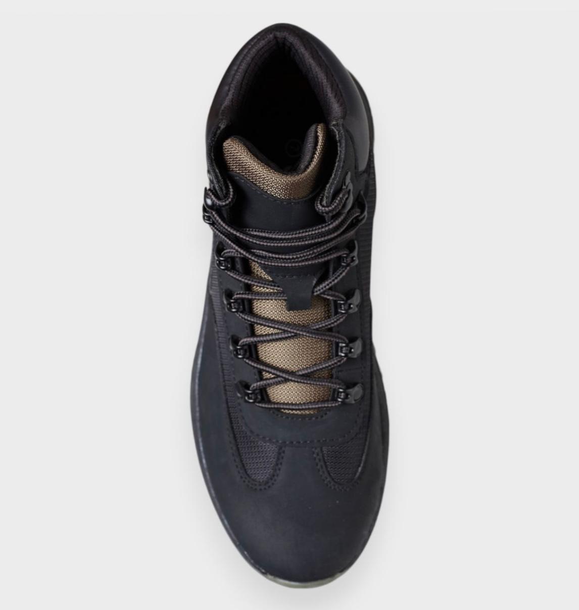 JEEP Men Black Rubber Sole Boots