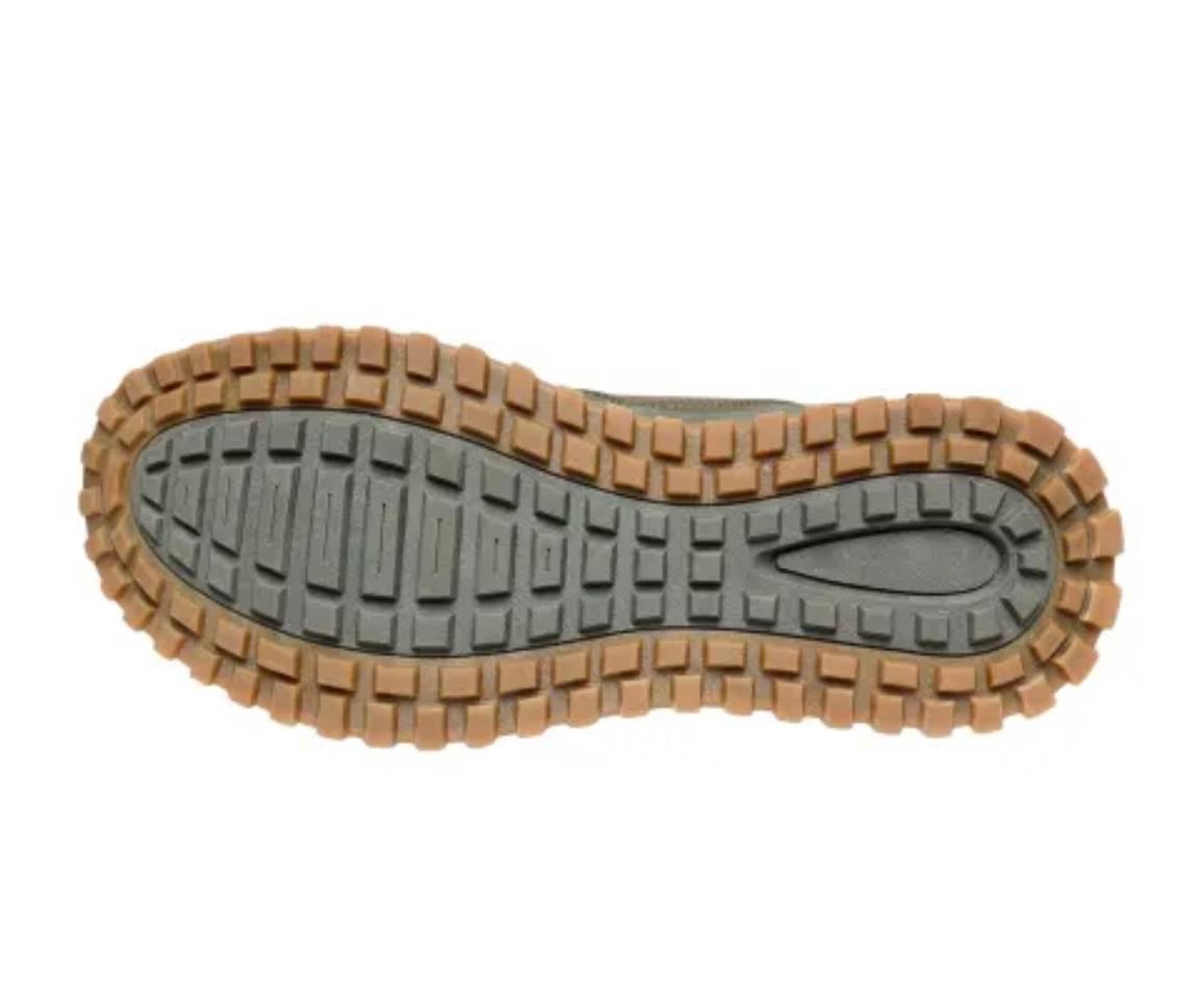 JEEP Men Olive Green/Tan Rubber Sole Boots Lace UP