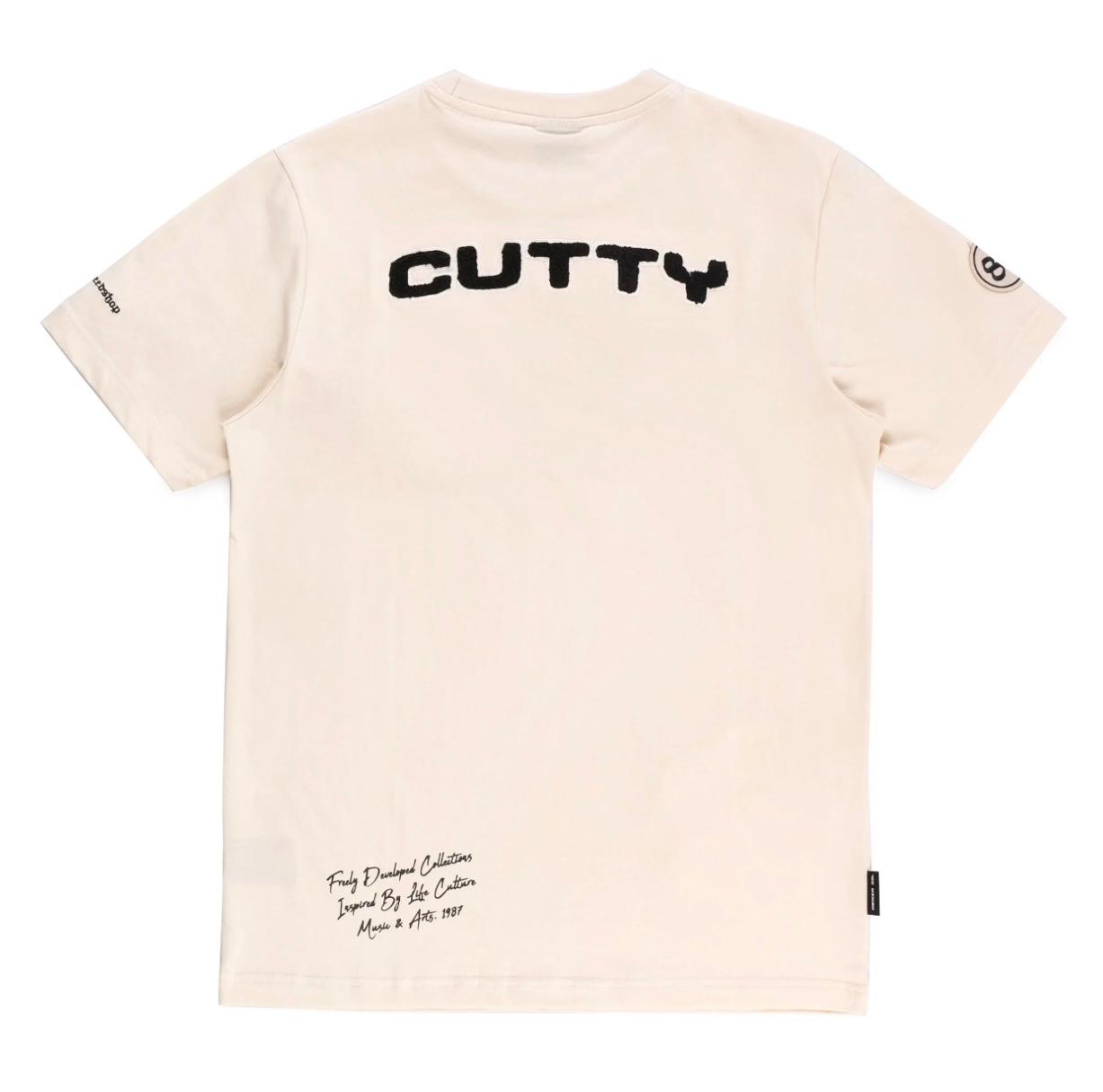 CUTTY Men STONE Cotton Short Sleeve Crew Neck Regular T-shirt