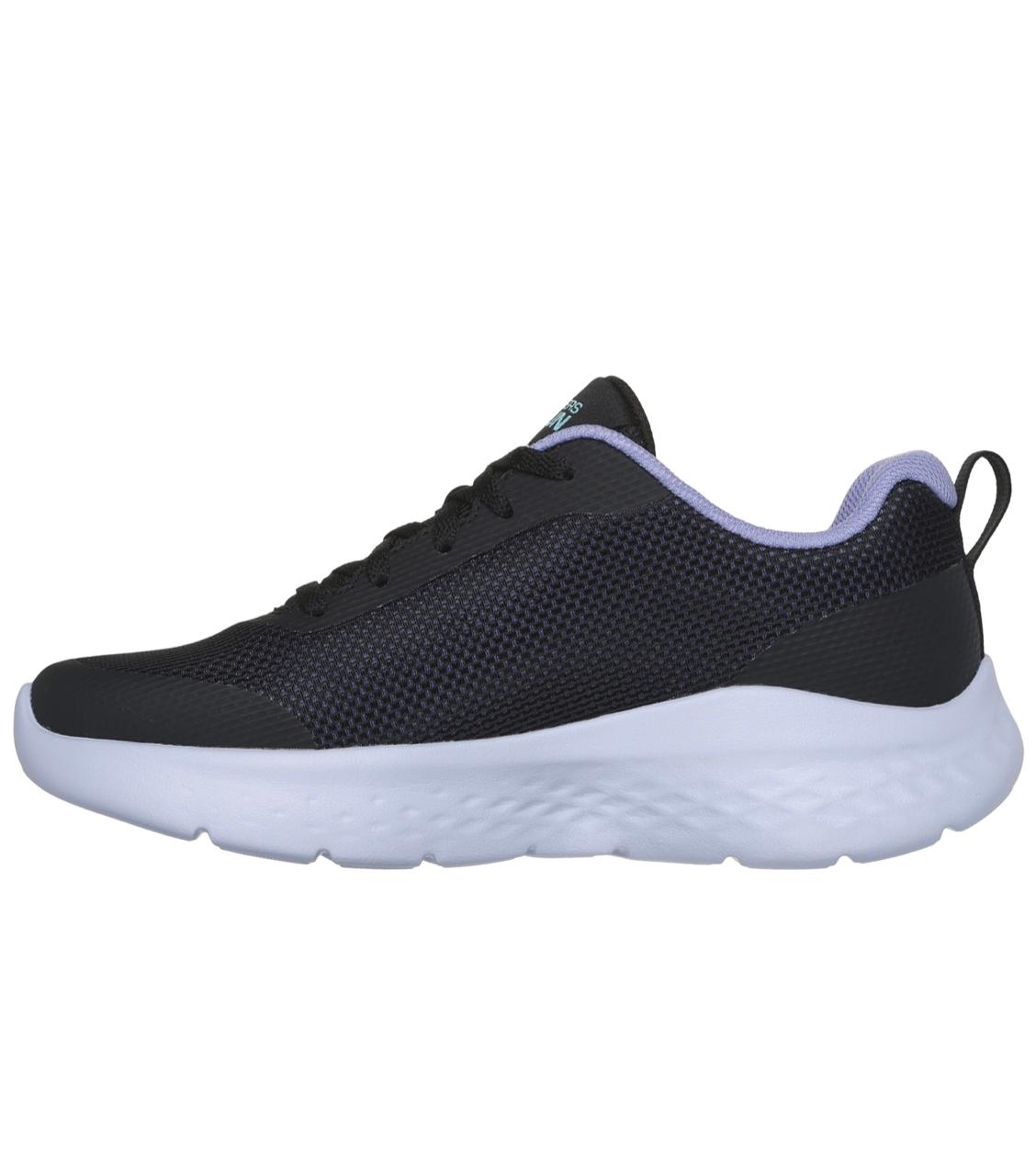 Skechers Women Black/Lavender Mesh Running/Casual