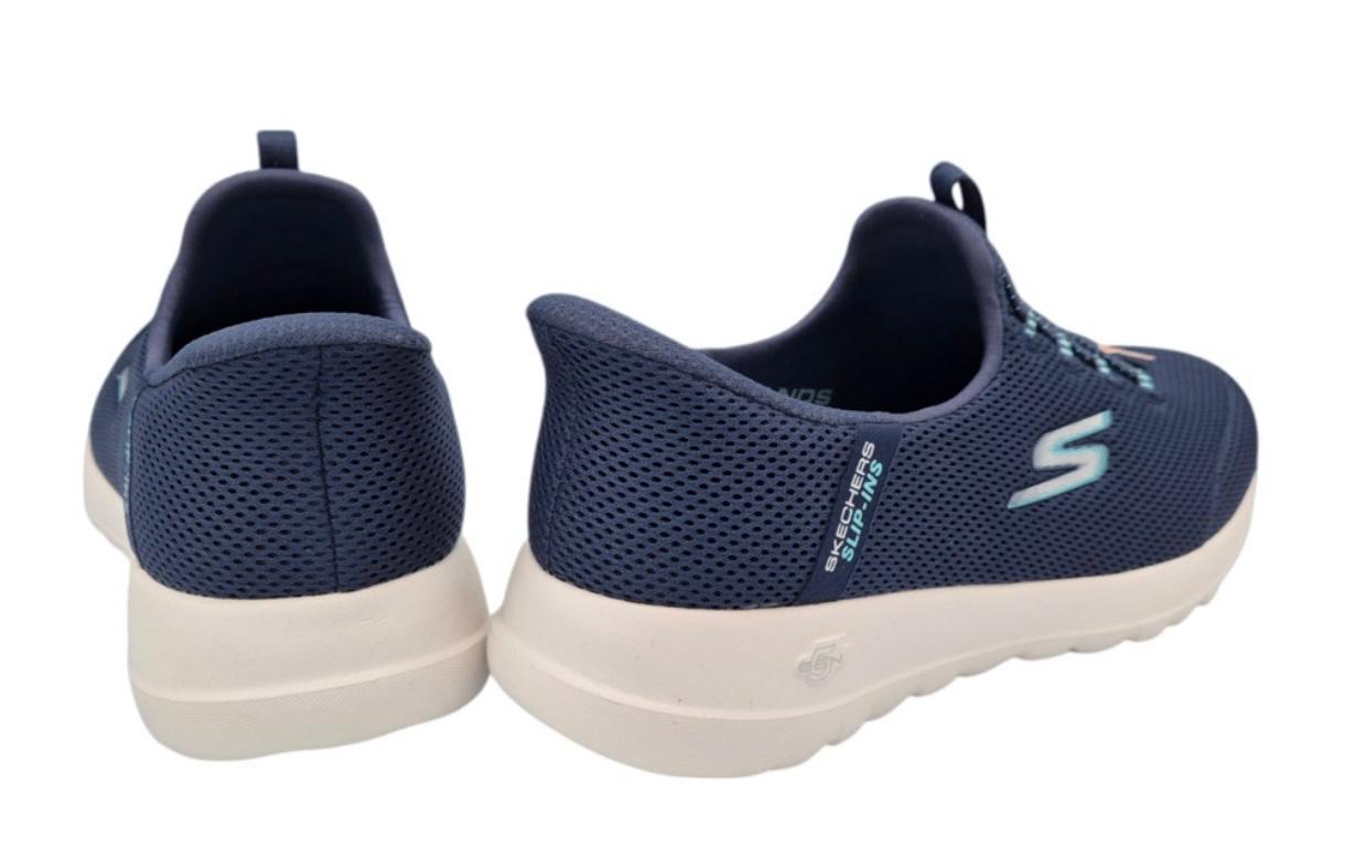 Skechers Women Navy Mesh Casual Slip On