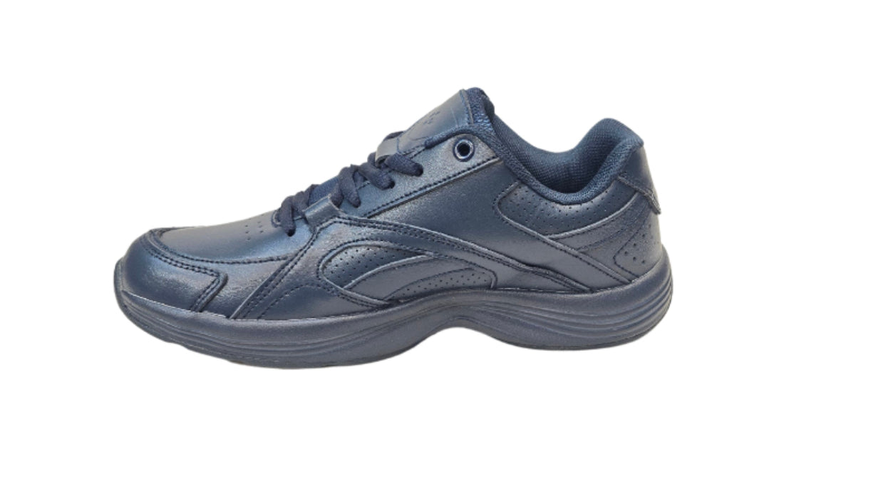 Green Cross Women Navy Leather Casual Sneaker