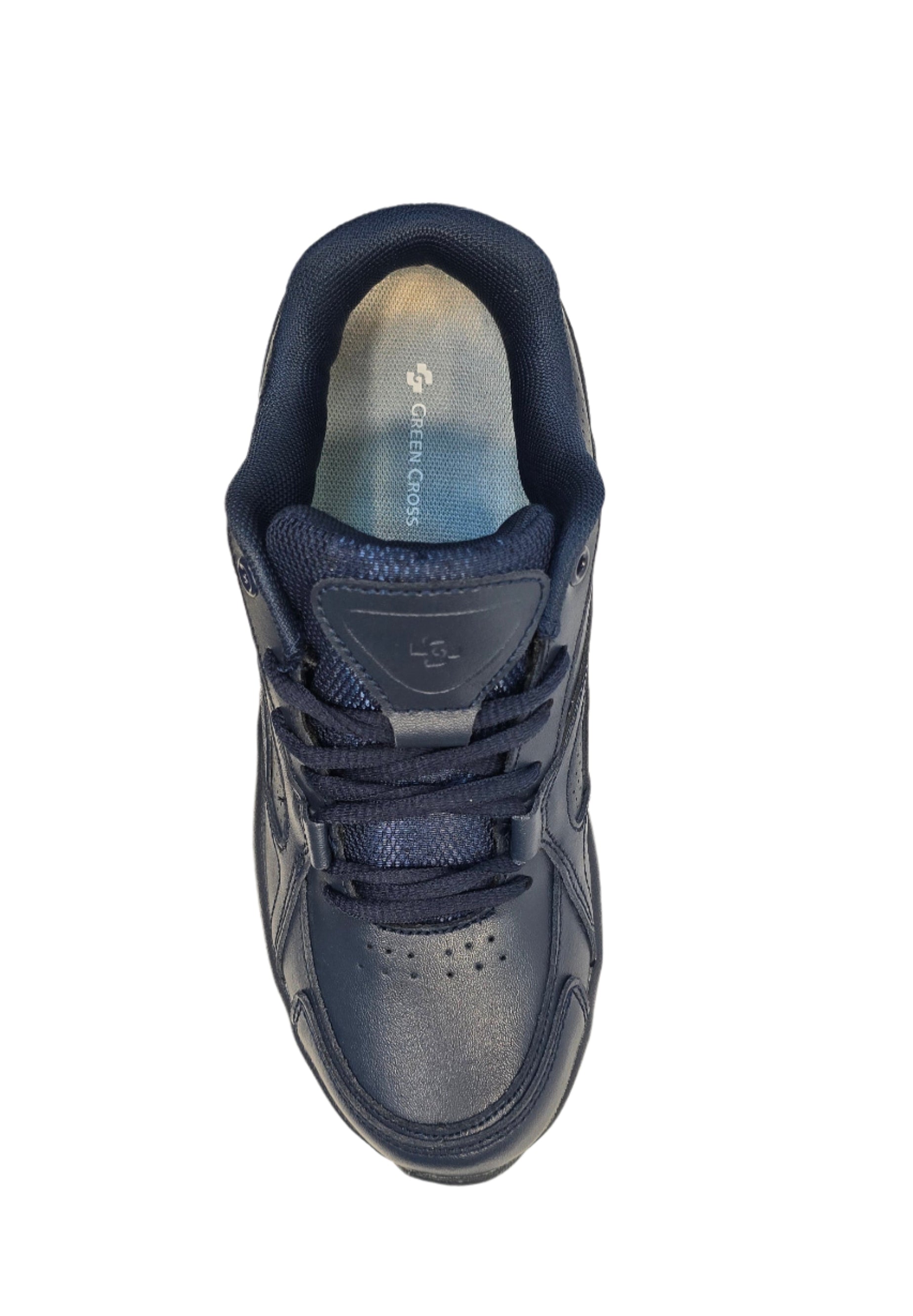 Green Cross Women Navy Leather Casual Sneaker